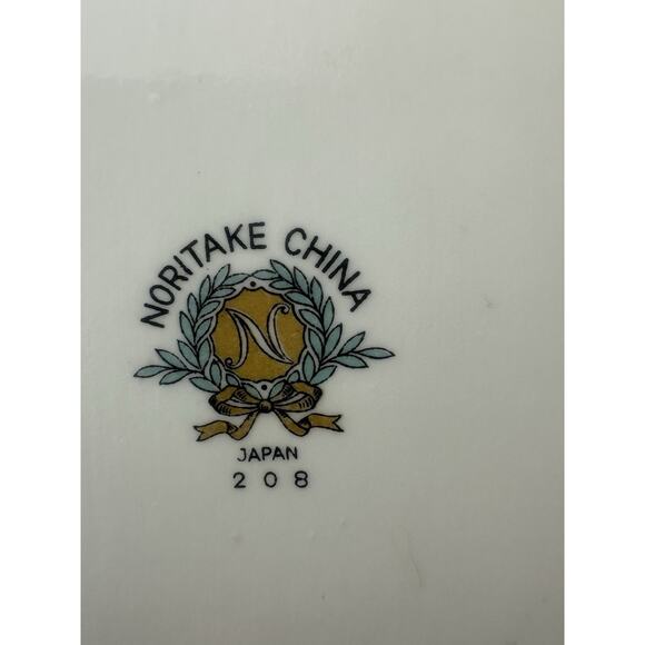 Vintage Noritake China Green divided serving dish, 3 Section Tray MCM - Picture 8 of 9